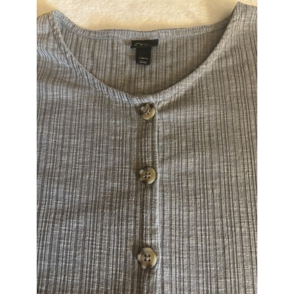 Art Class Girl’s Large 10-12 Gray Dress. Buttons - Picture 13 of 16
